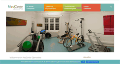 Desktop Screenshot of medcenter-oberwiehre.de