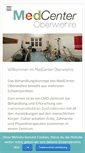 Mobile Screenshot of medcenter-oberwiehre.de